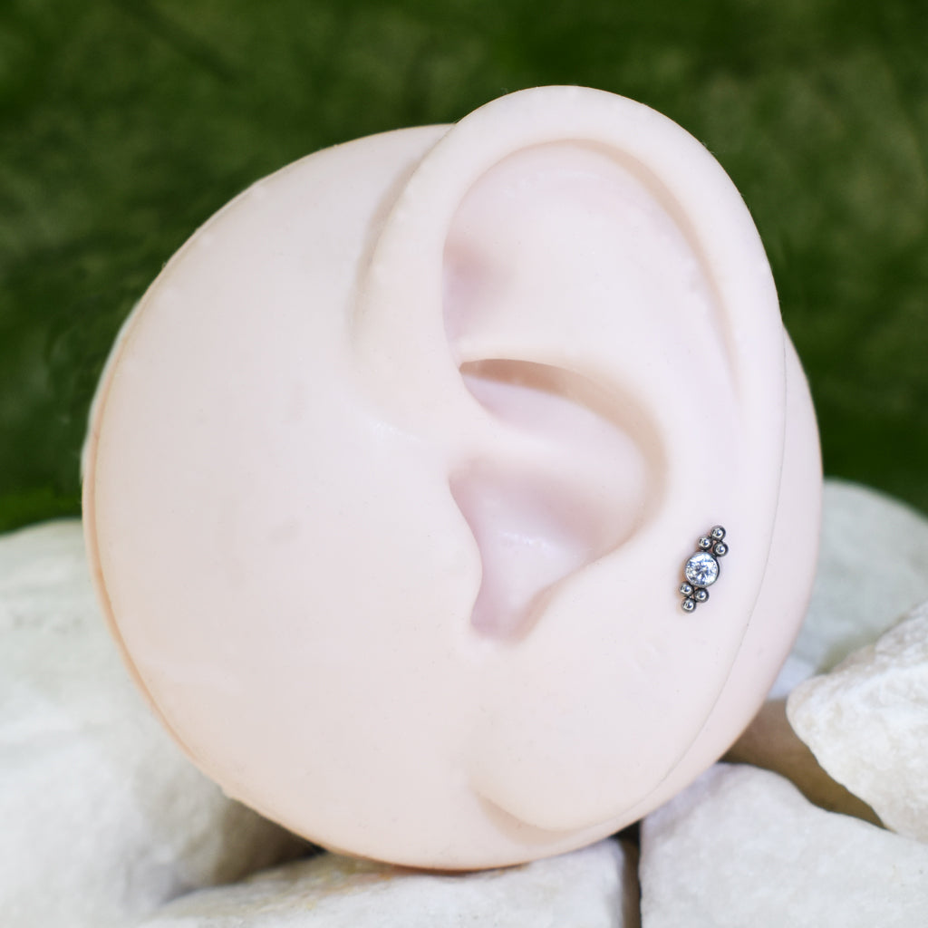 PIERCING LABRET BRILLO PERLA BLANCA