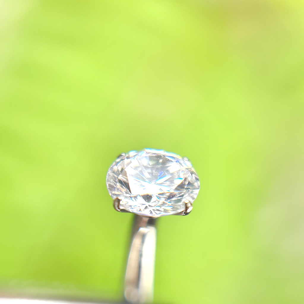 Piercing Ombligo Corazón Con Circón Morado