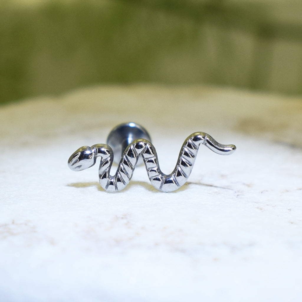 PIERCING LABRET SERPIENTE 1.2