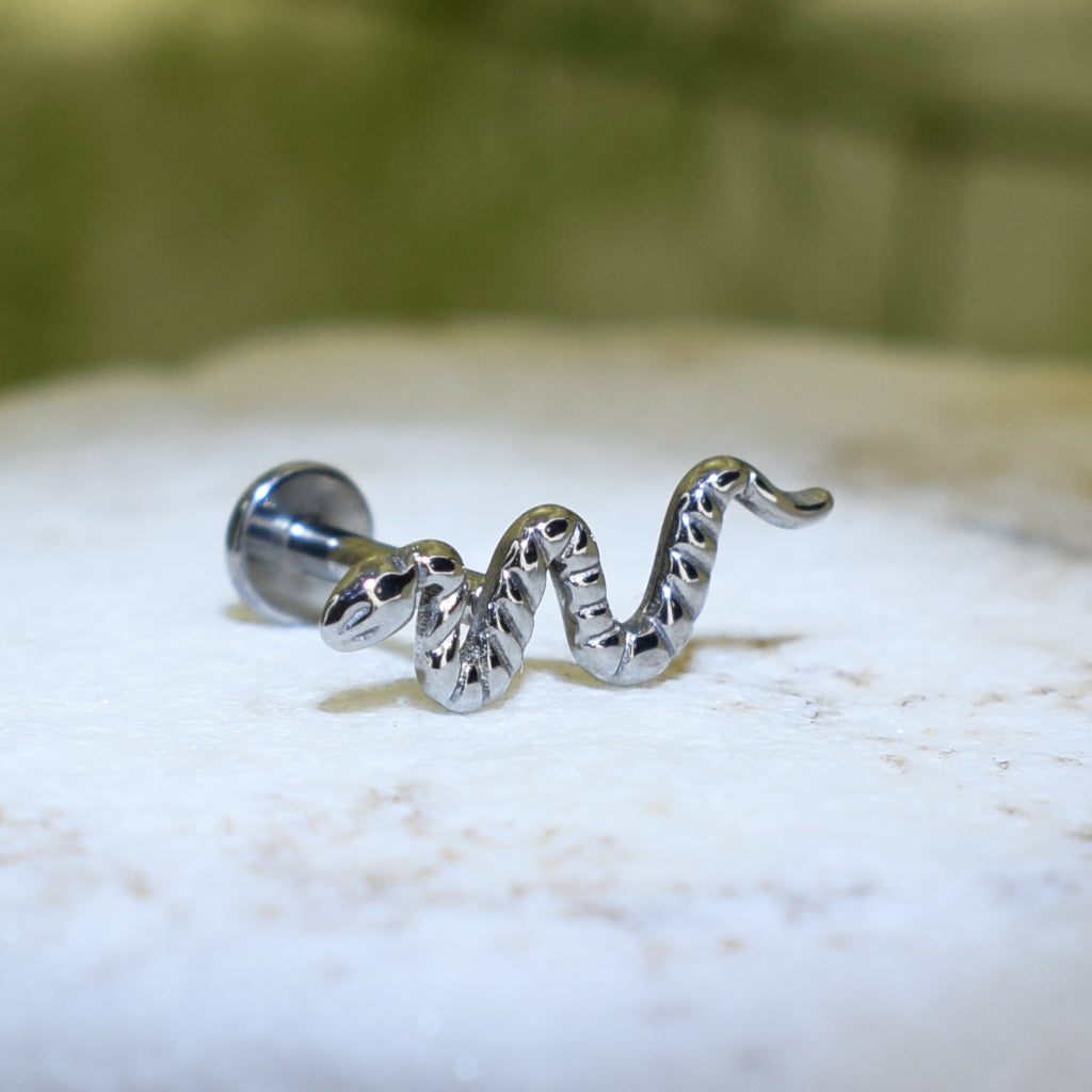 PIERCING LABRET SERPIENTE 1.2
