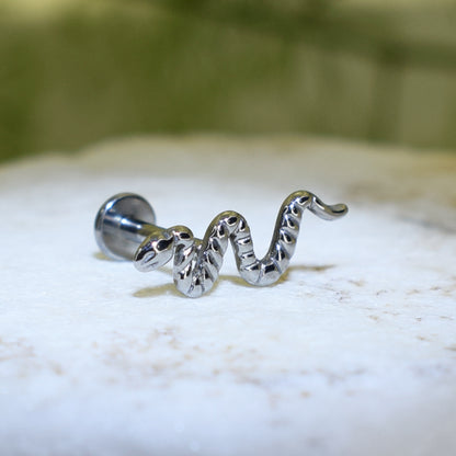 PIERCING LABRET SERPIENTE 1.2