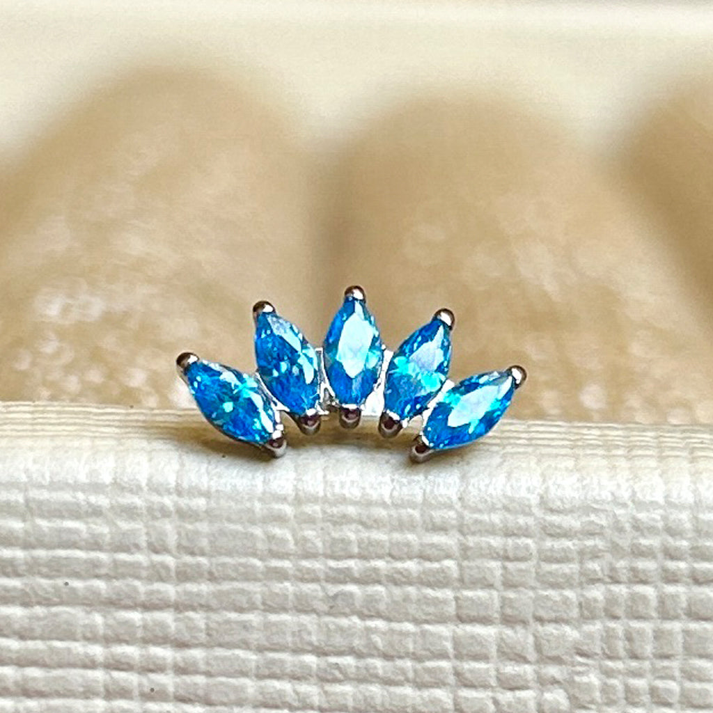 Piercing  clúster cristal del Océano