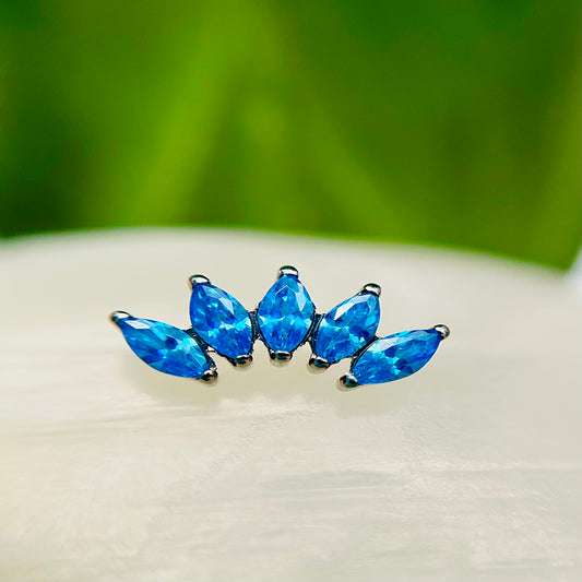 Piercing  clúster cristal del Océano