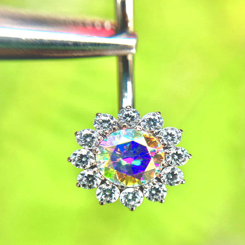 Piercing Ombligo Multicolor