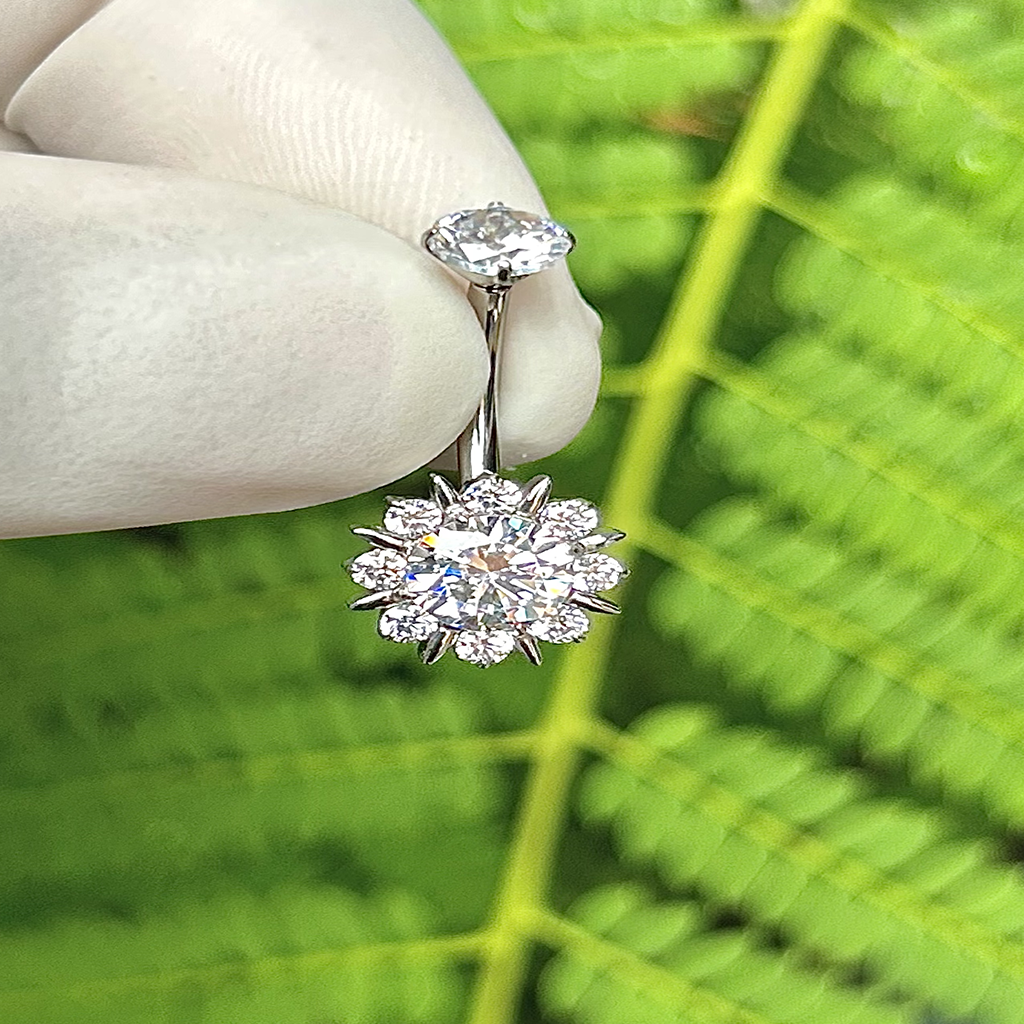 Piercing Ombligo Flor