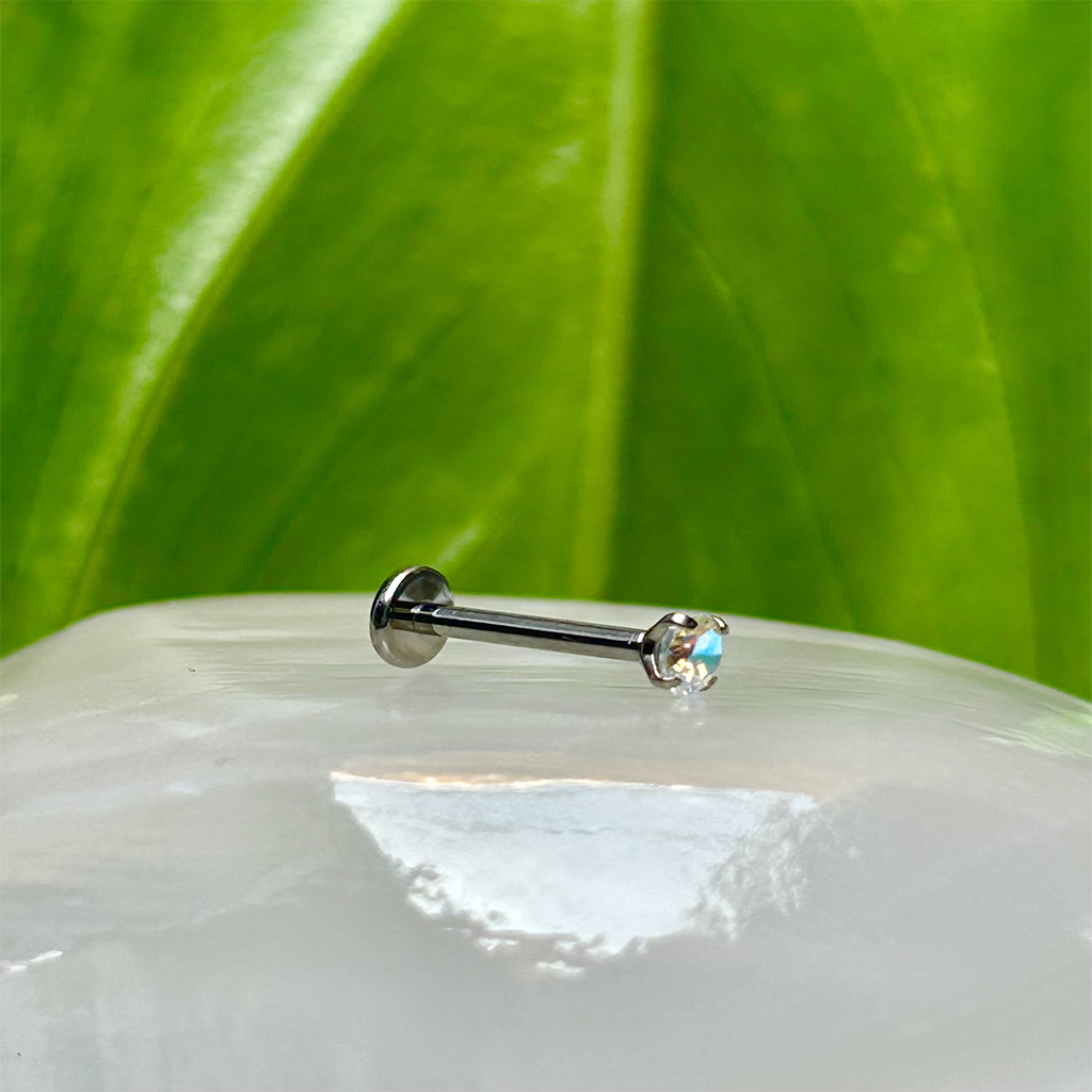 Piercing circón multicolor