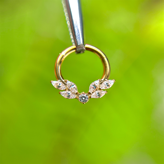 Piercing Aro Alas Dorado