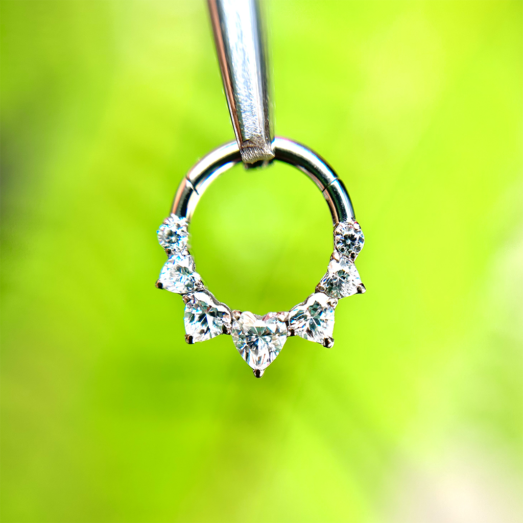 Piercing Aro Corazones