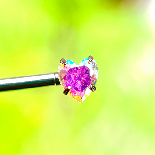 Piercing para pezón con corazones